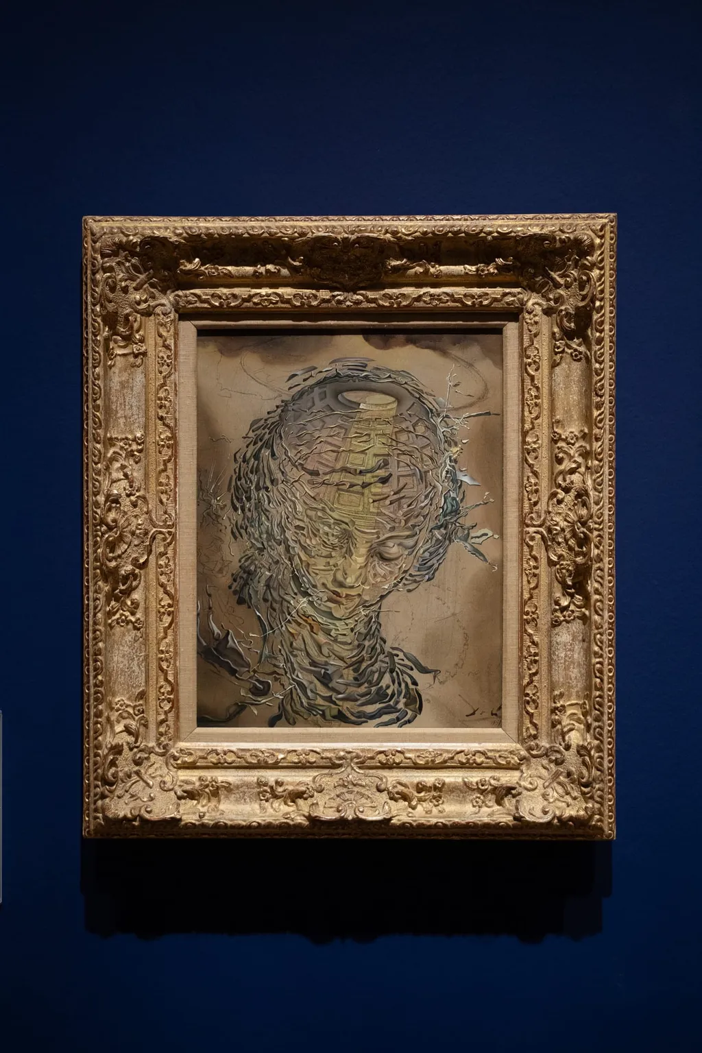 Raphaelesque Head Exploding, Salvador Dalí, 1951