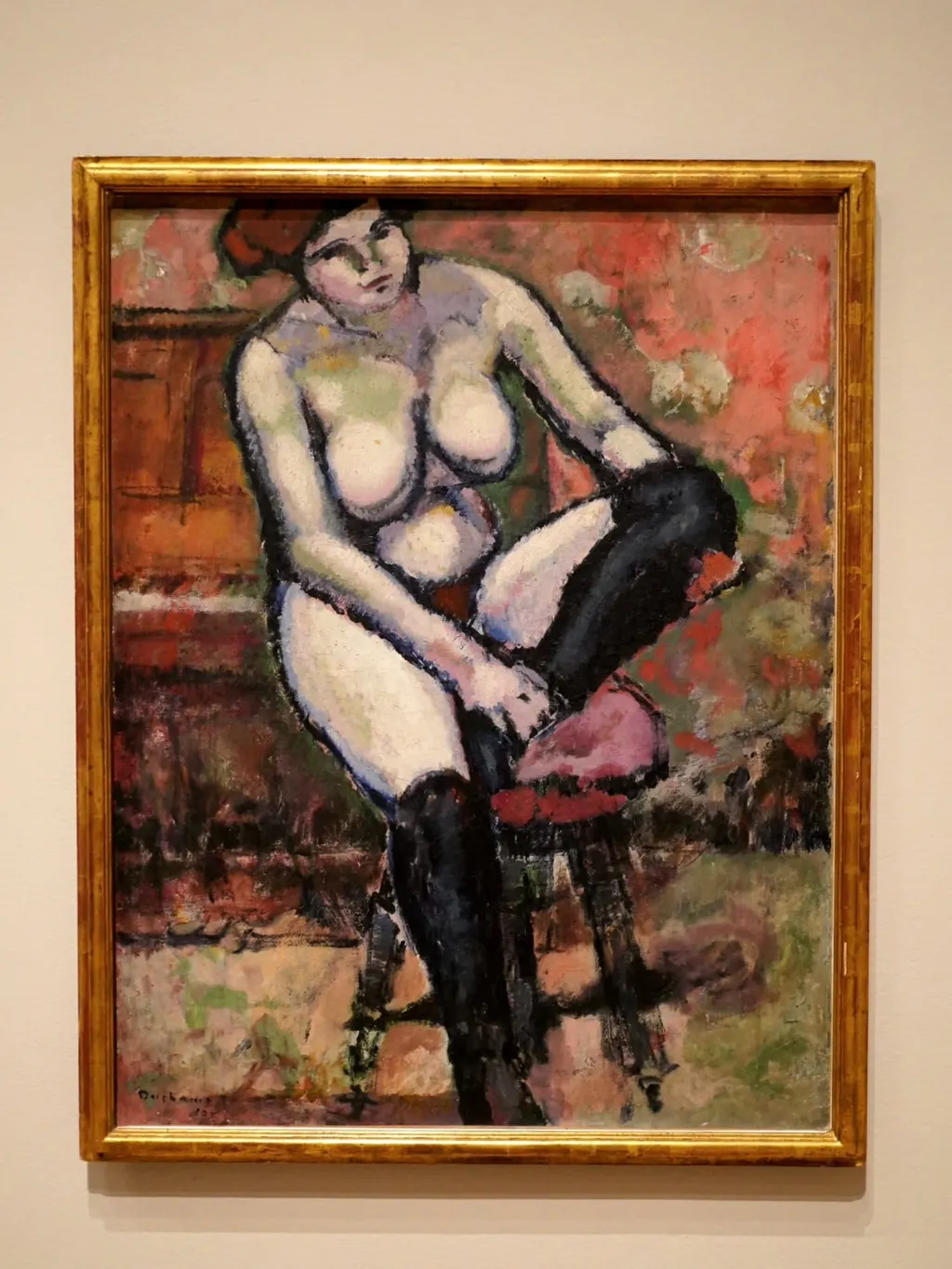 Nude with Black Stockings, Marcel Duchamp, 1910