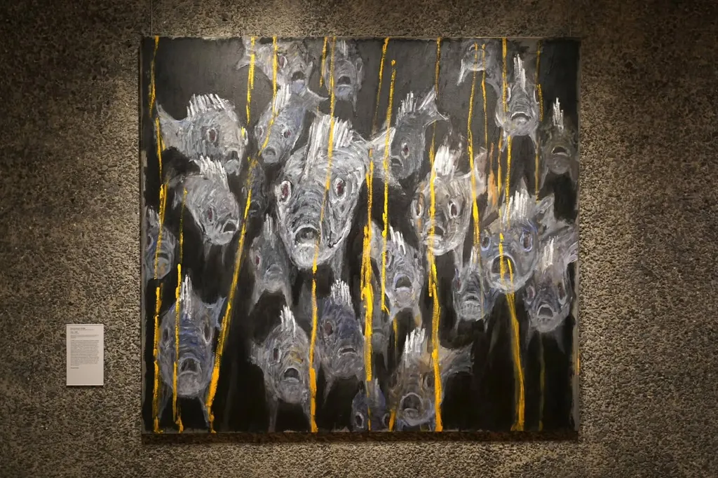 Fish, Zhang Hongtu, 1985