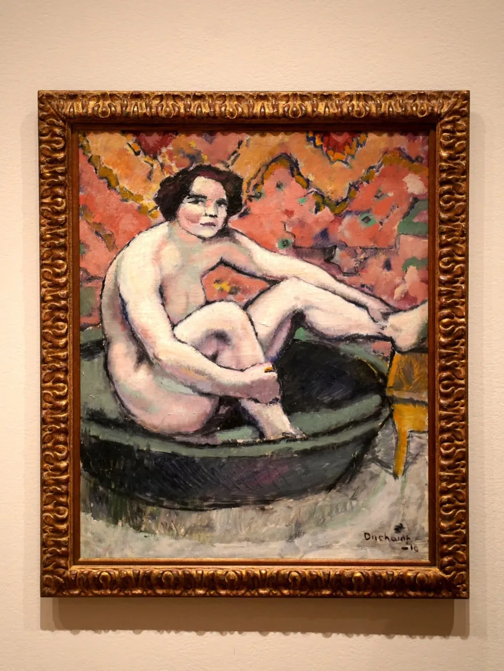 Nude Seated in a Bathtub, Marcel Duchamp, 1910