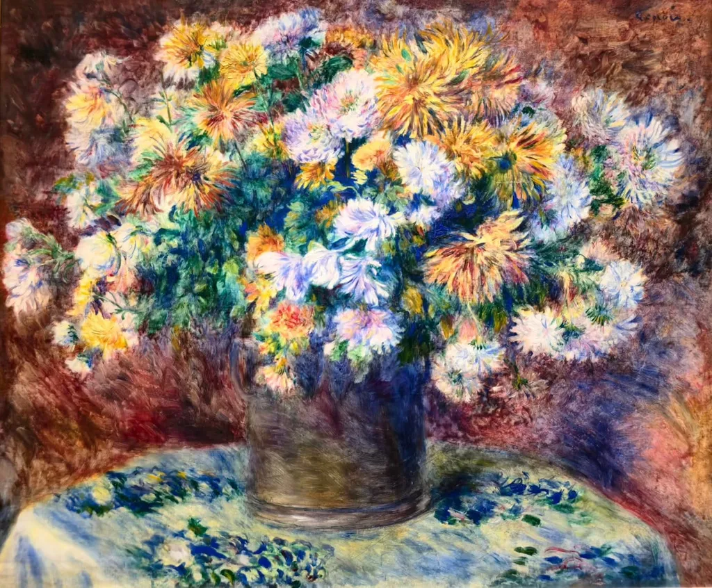 Chrysanthemums, Pierre-Auguste Renoir, 1882