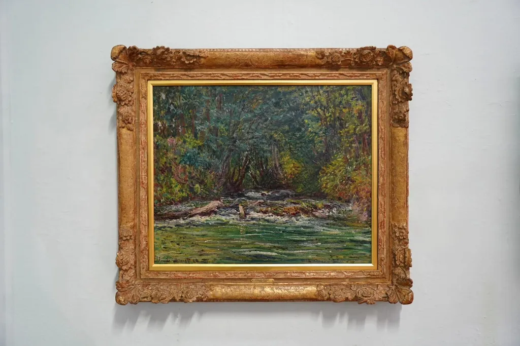 The Epte in Giverny, Claude Monet, 1884