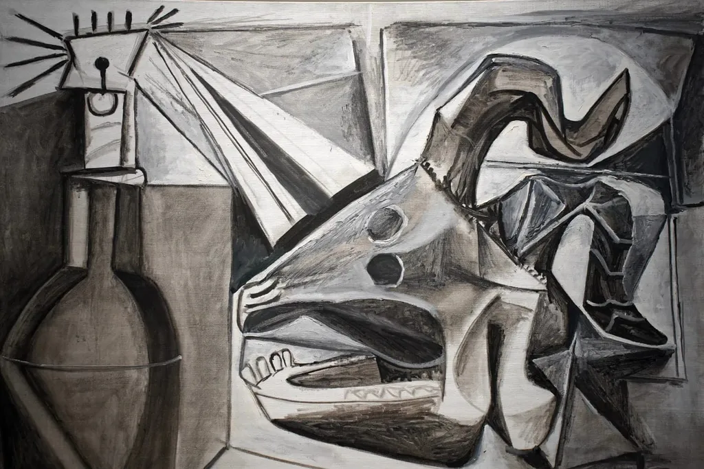 Goat’s Skull, Bottle and Candle, Pablo Picasso, 1952