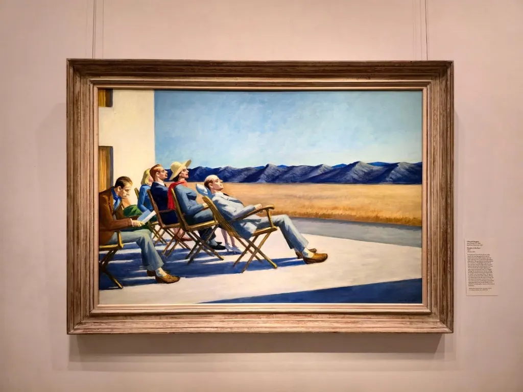 People in the Sun, Edward Hopper, 1960