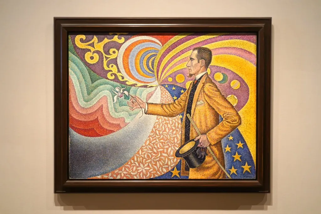 Opus 217. Portrait of M. Félix Fénéon, Paul Signac, 1890