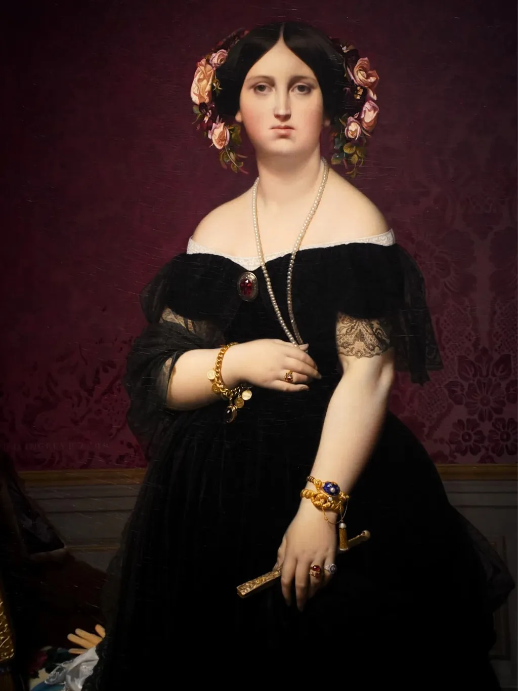 Madame Moitessier, J. A. D. Ingres, 1851
