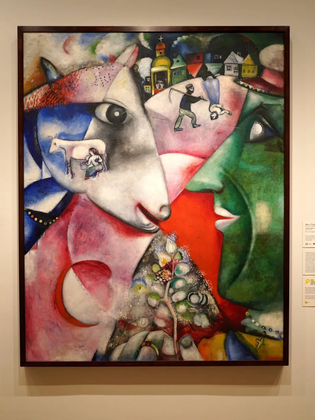 I and the Village, Marc Chagall, 1911