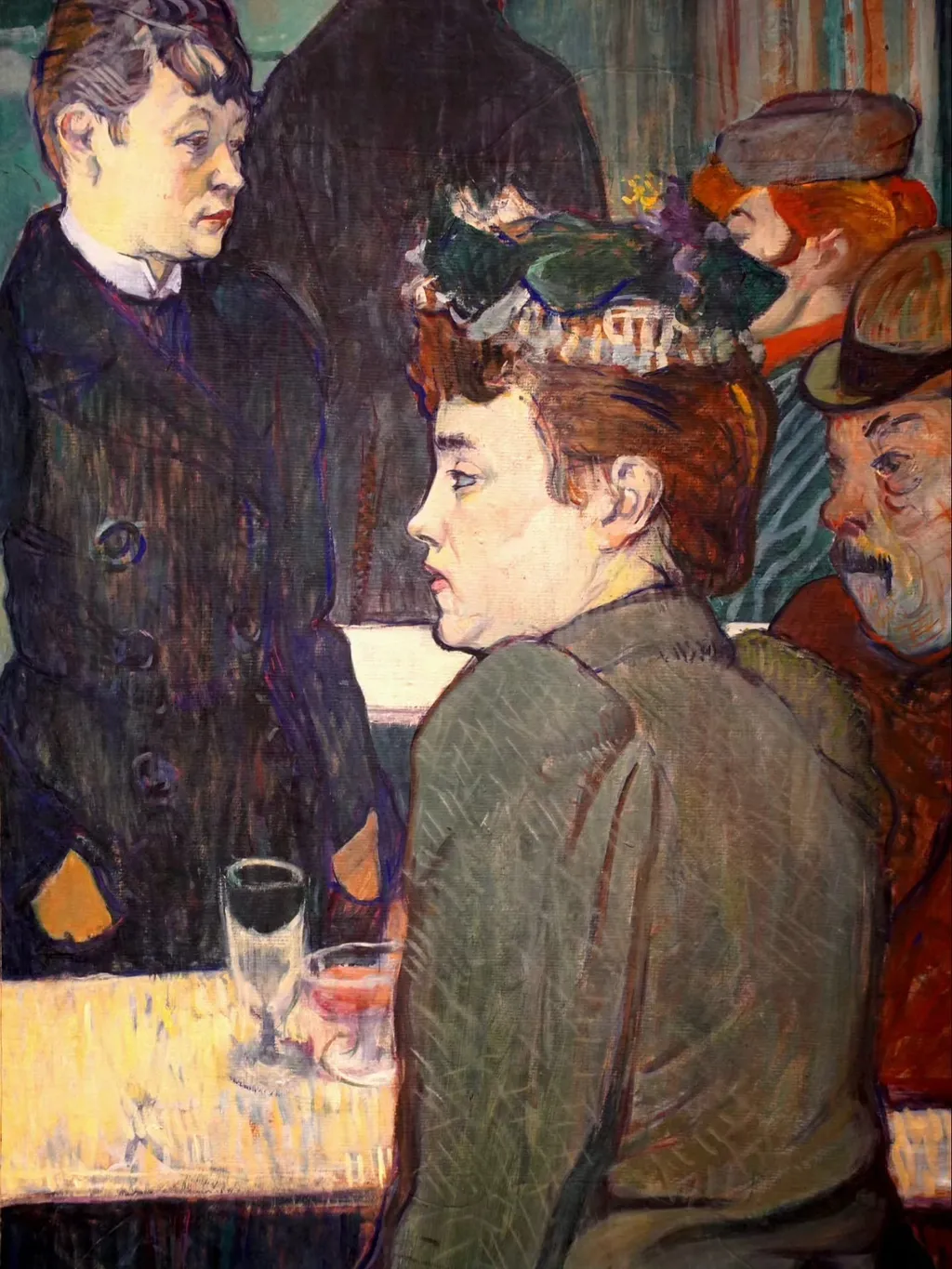 A Corner of the Moulin de la Galette, Henri de Toulouse-Lautrec, 1892