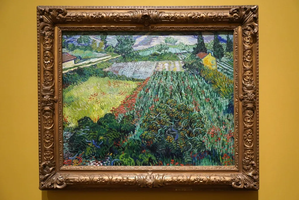 Field with Poppies, Vincent van Gogh, 1889