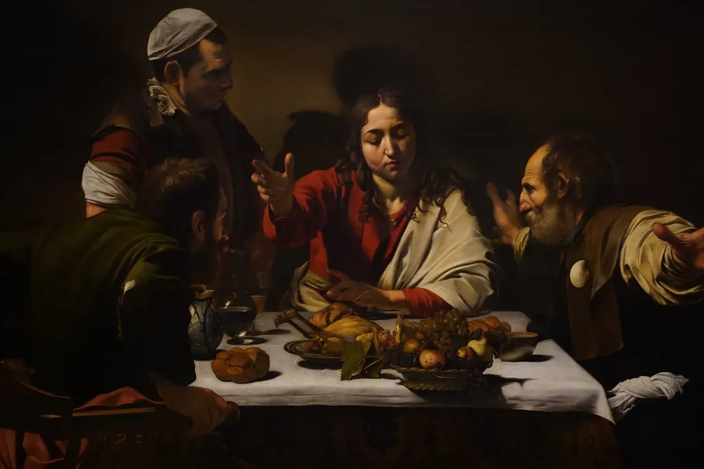 Supper at Emmaus, Caravaggio, 1601