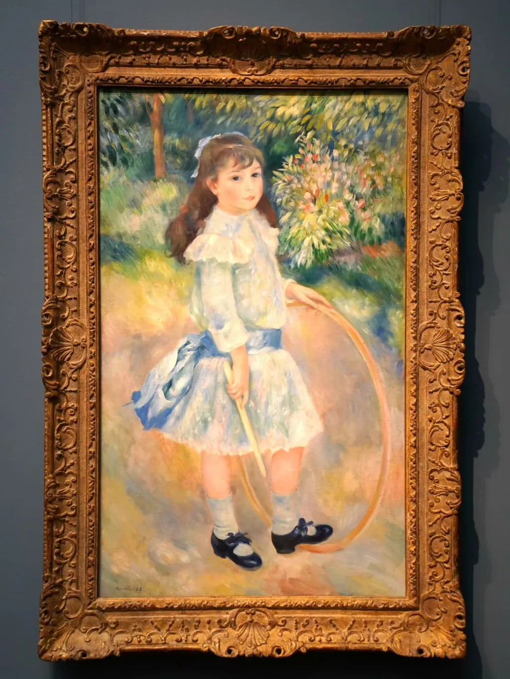 Girl with a Hoop, Pierre-Auguste Renoir, 1885