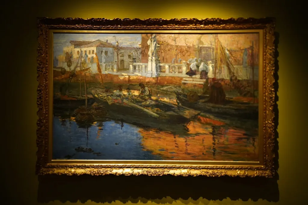 Alla Benedizione (Un vespro a Chioggia), Leonardo Bazzaro, 1901