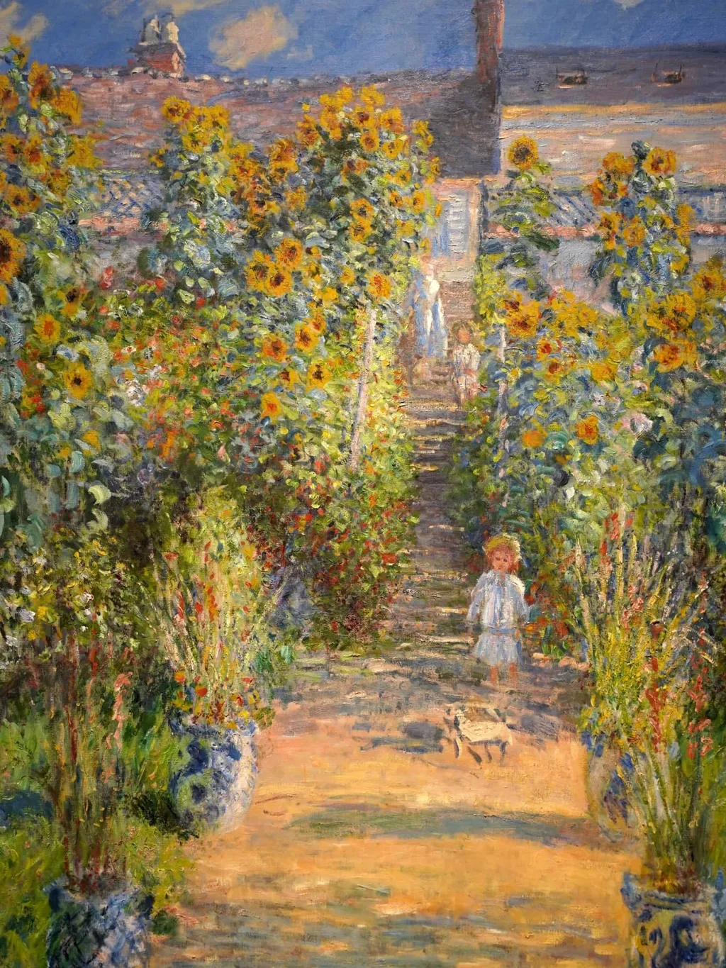 The Artist's Garden at Vétheuil, Claude Monet, 1881
