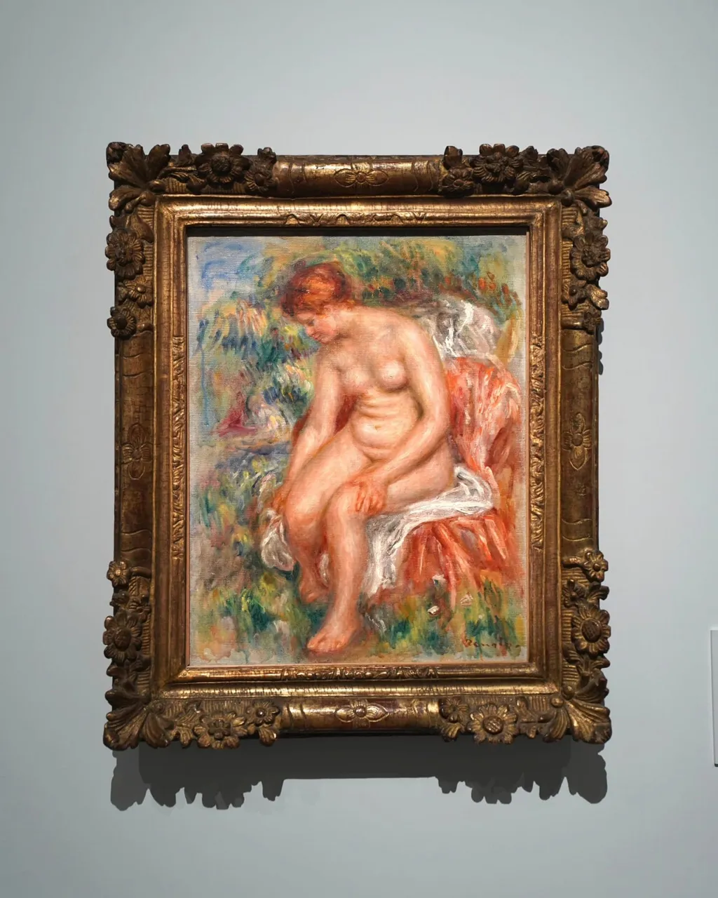 Bather Drying Her Leg, Pierre-Auguste Renoir, 1910