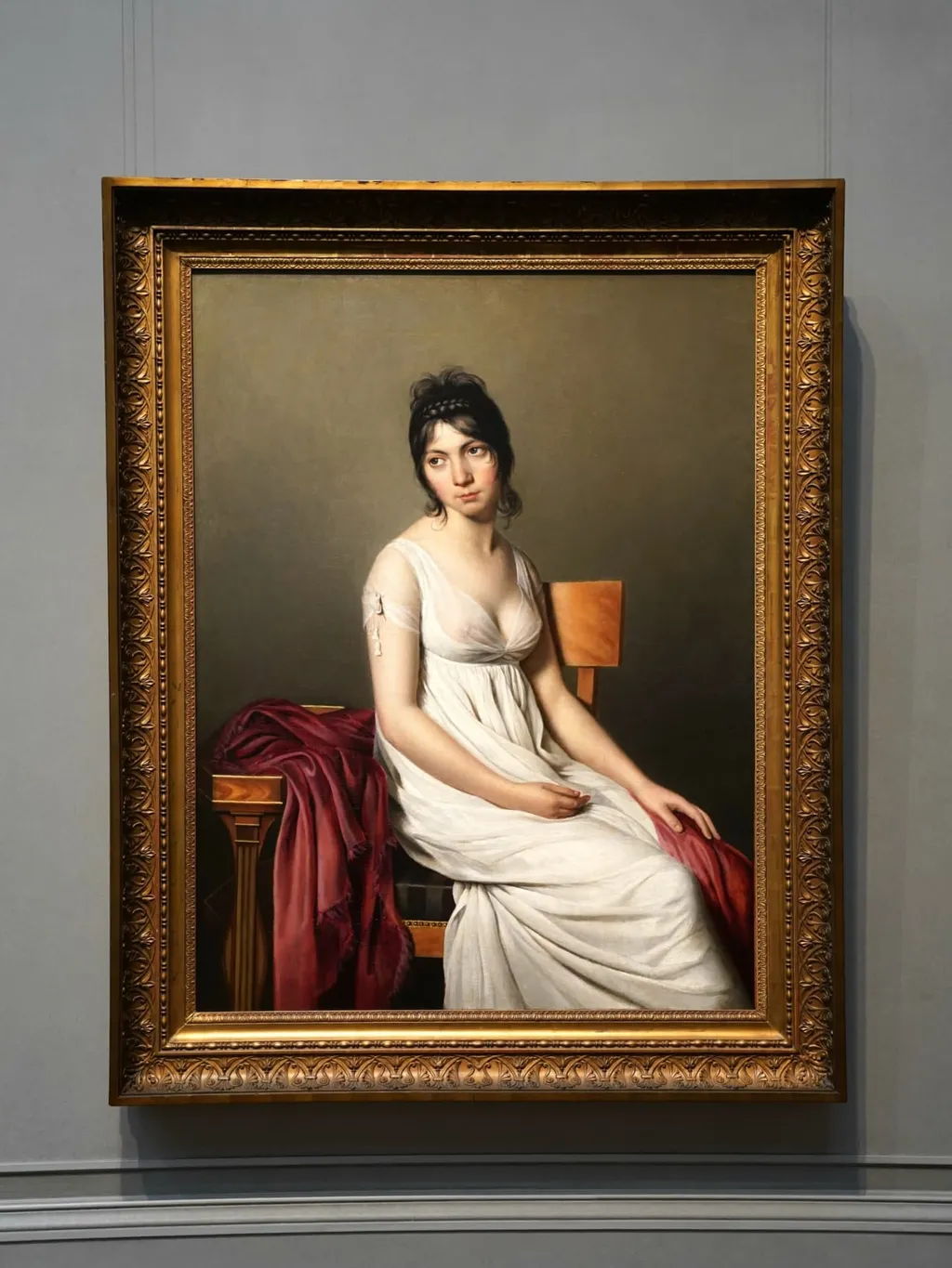 Portrait of a Young Woman in White, Jacques-Louis David, 1798