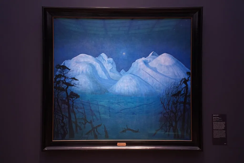 Winter Night in the Mountains, Harald Sohlberg, 1914