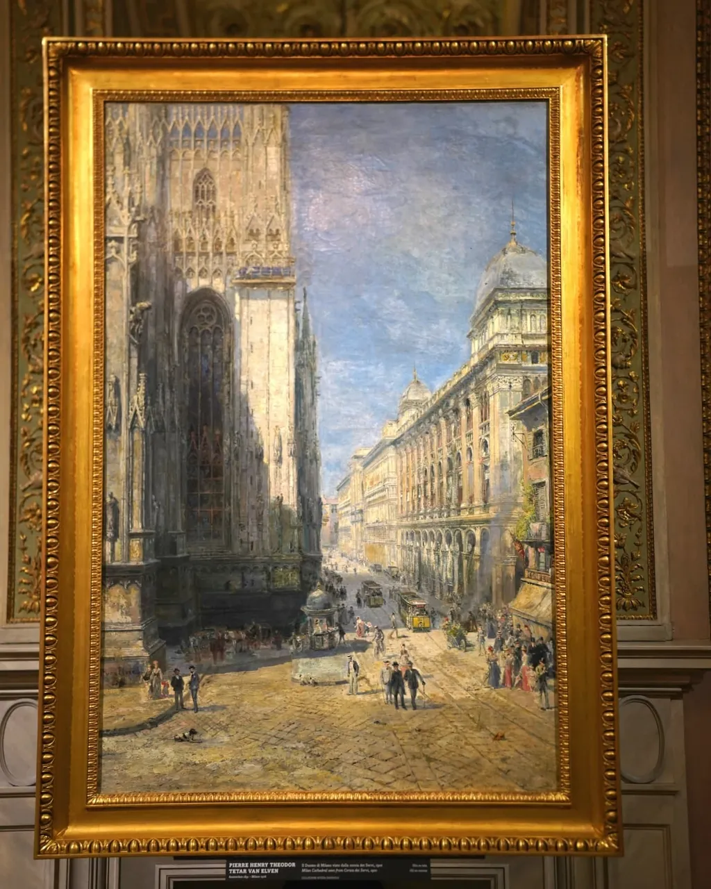 Il Duomo di Milano visto dalla Corsia dei Servi, P. H. T. T. van Elven, 1901