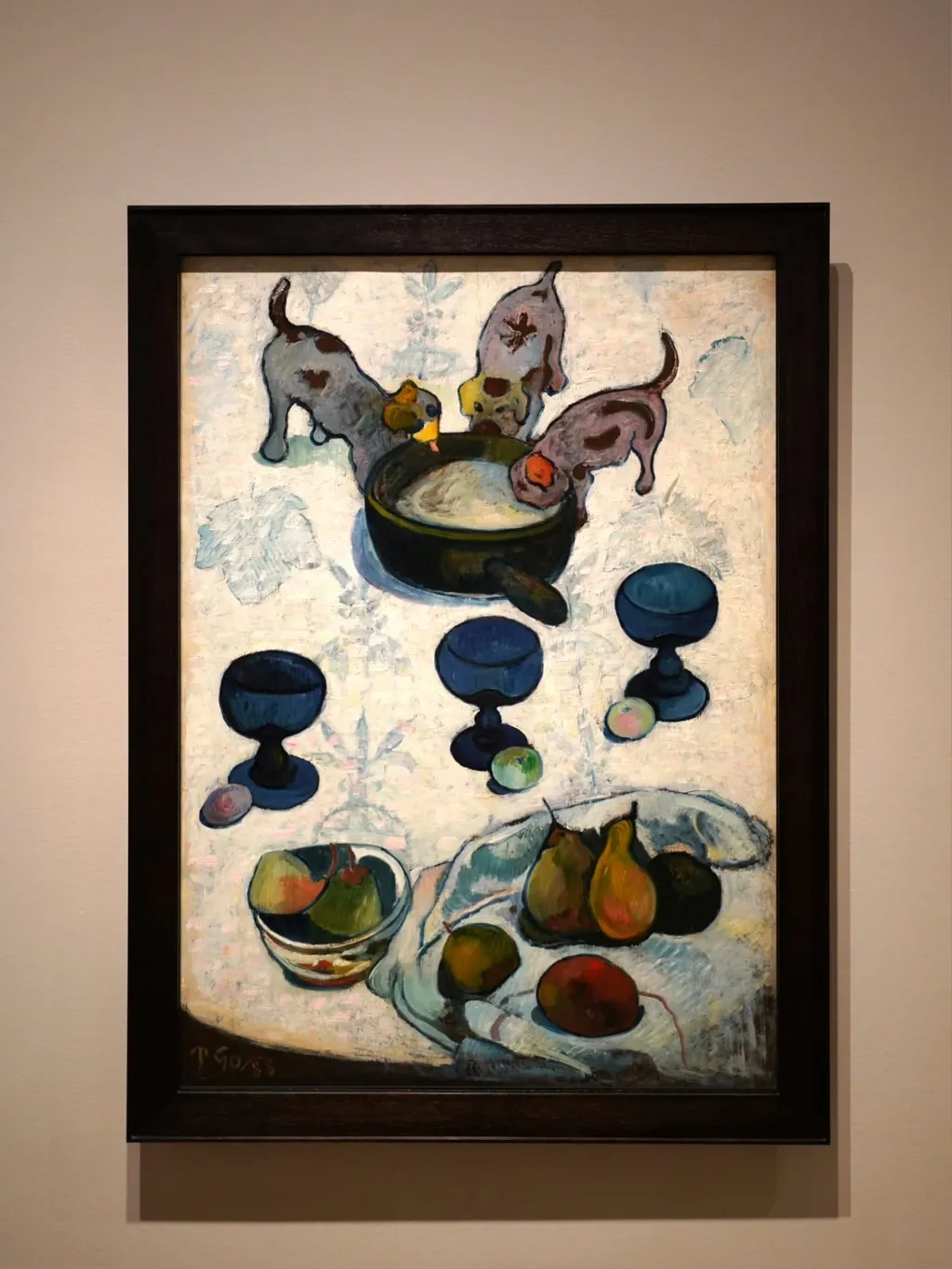 Still Life with Three Puppies, Paul Gauguin, 1888