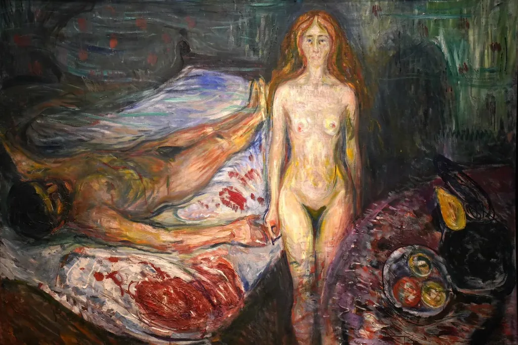 Death of Marat I, Edvard Munch, 1907