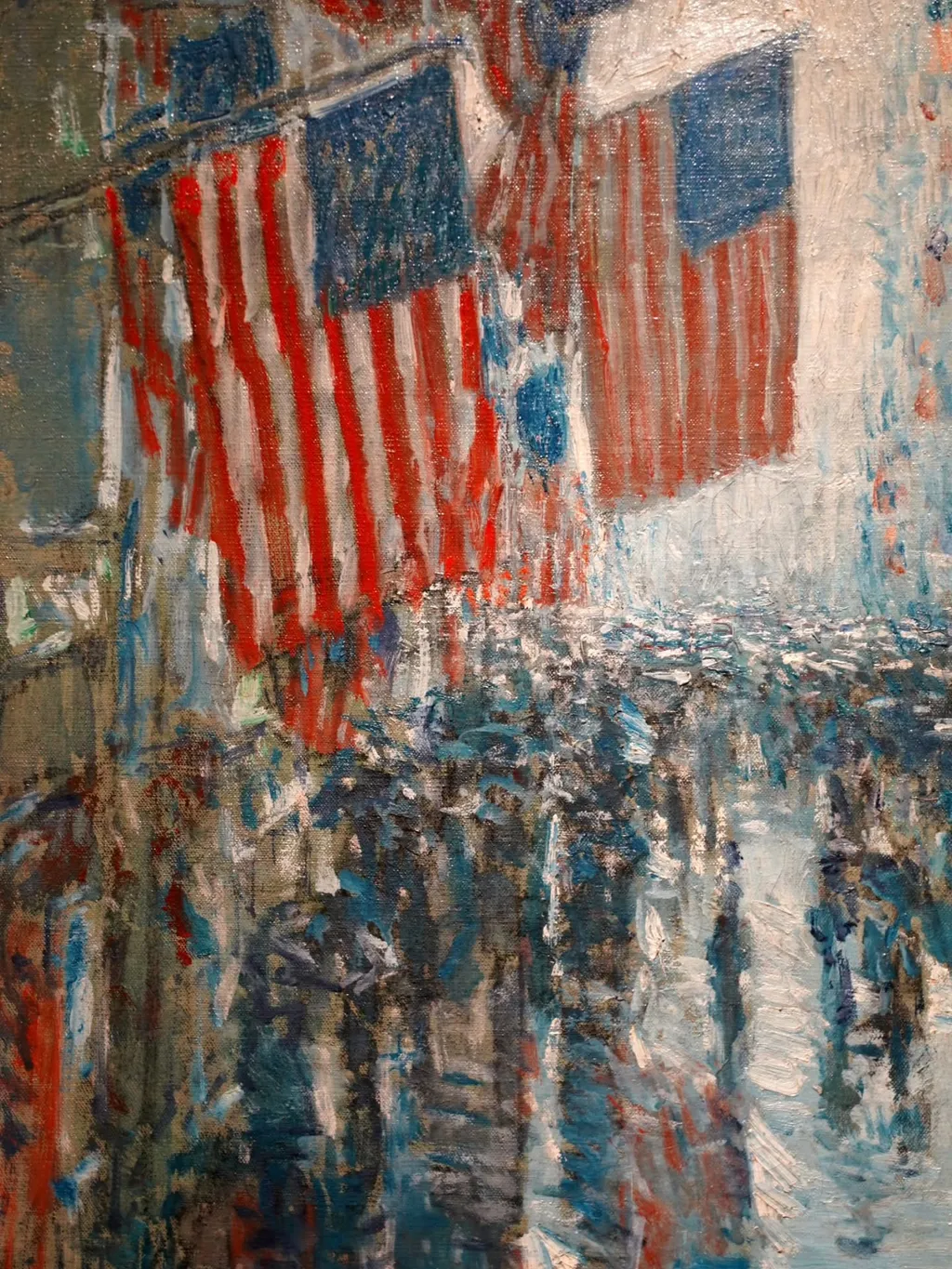Rainy Day, Fifth Avenue, Childe Hassam, 1916