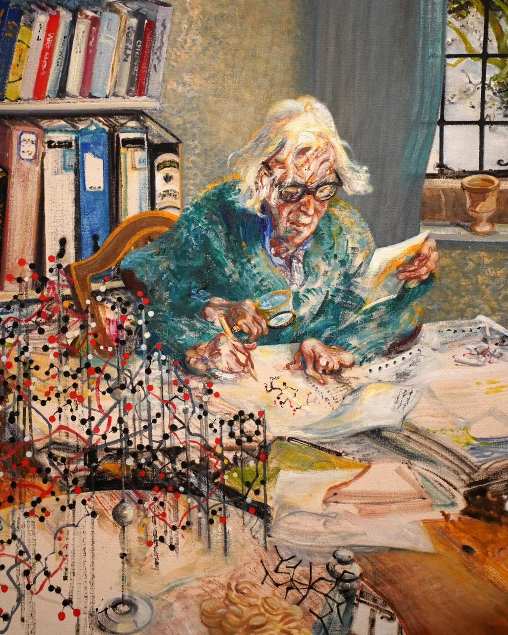Dorothy Hodgkin, Maggi Hambling, 1945