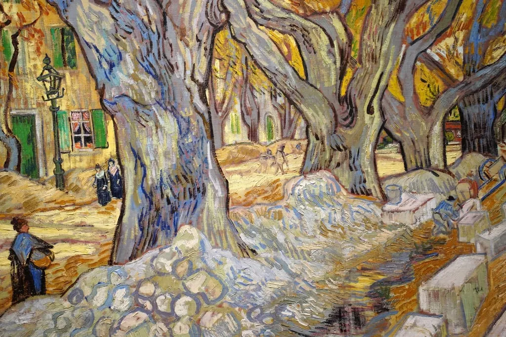 The Large Plane Trees, Vincent van Gogh, 1889