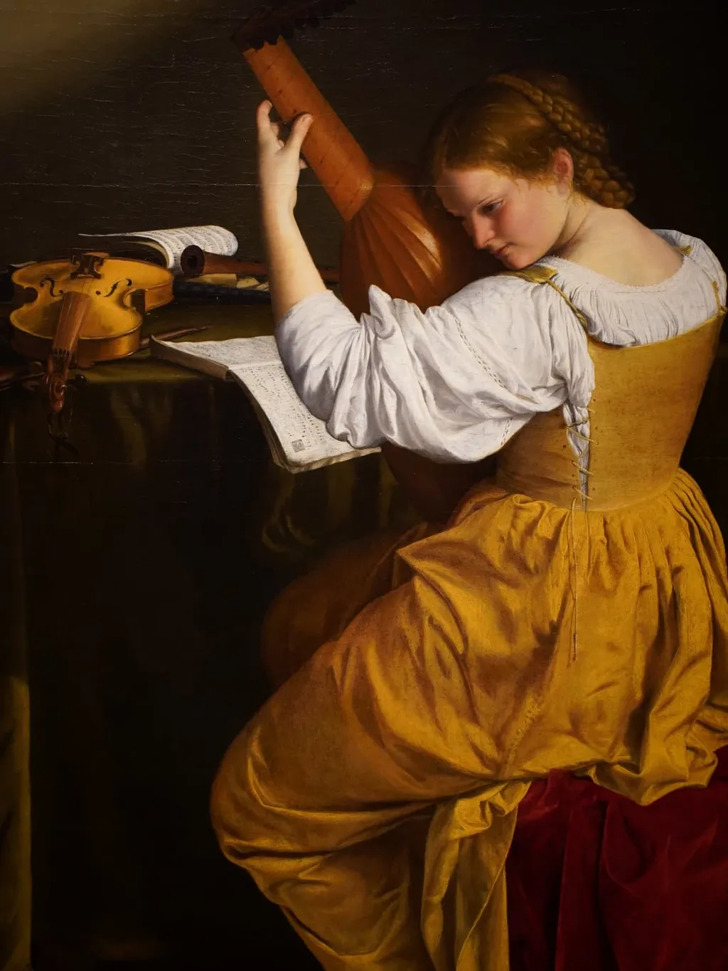 The Lute Player, Orazio Gentileschi, 1615