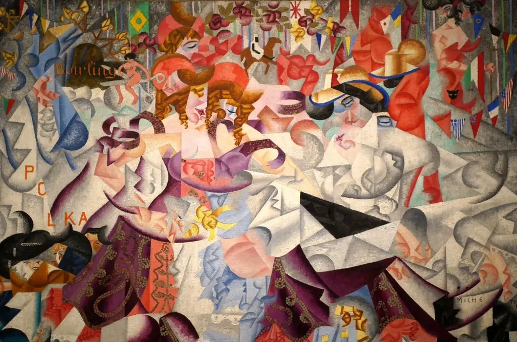 Dynamic Hieroglyphic of the Bal Tabarin, Gino Severini, 1912