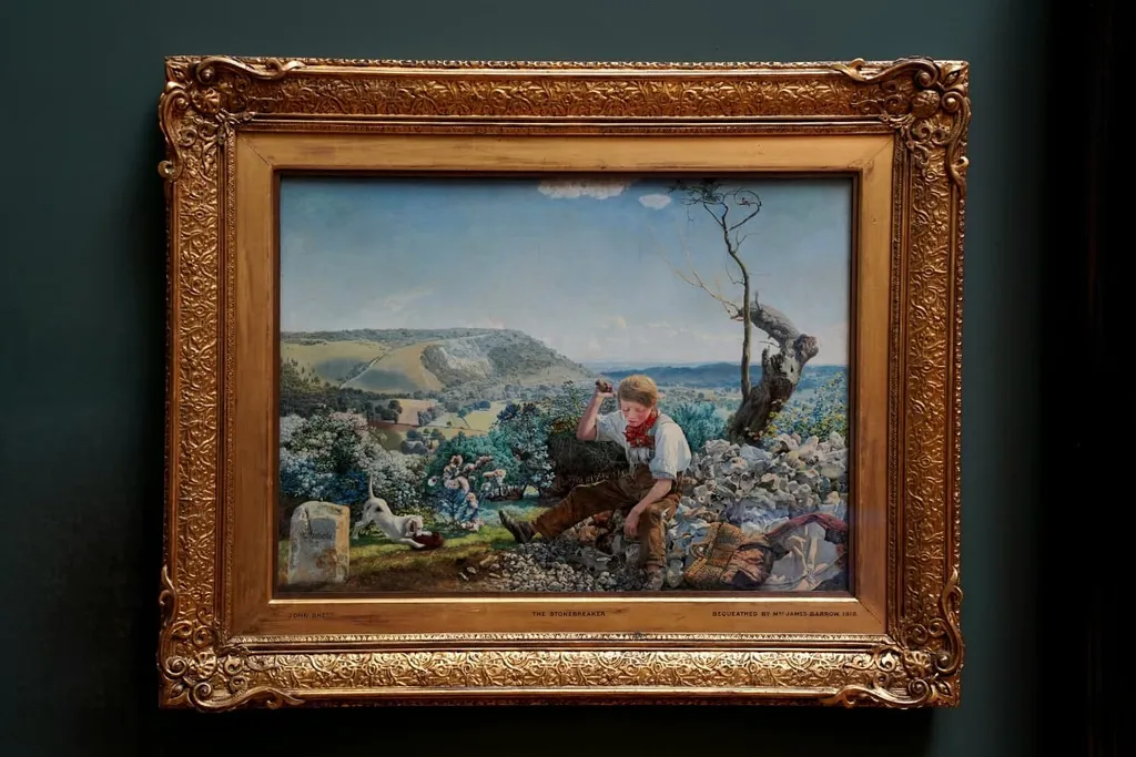 The Stonebreaker, John Brett, 1858