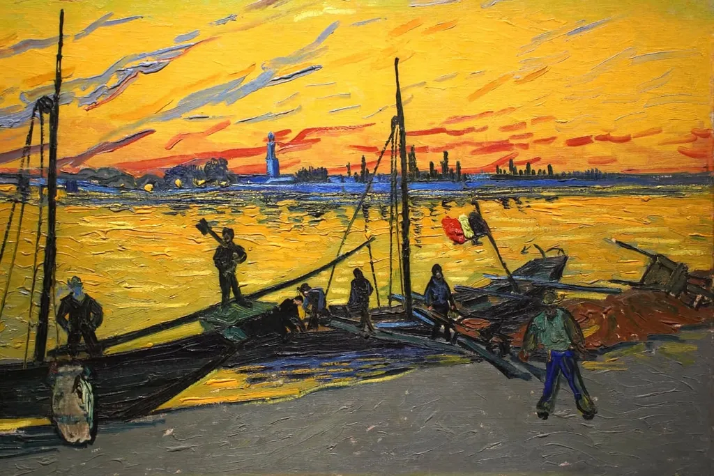 The Stevedores in Arles, Vincent van Gogh, 1888