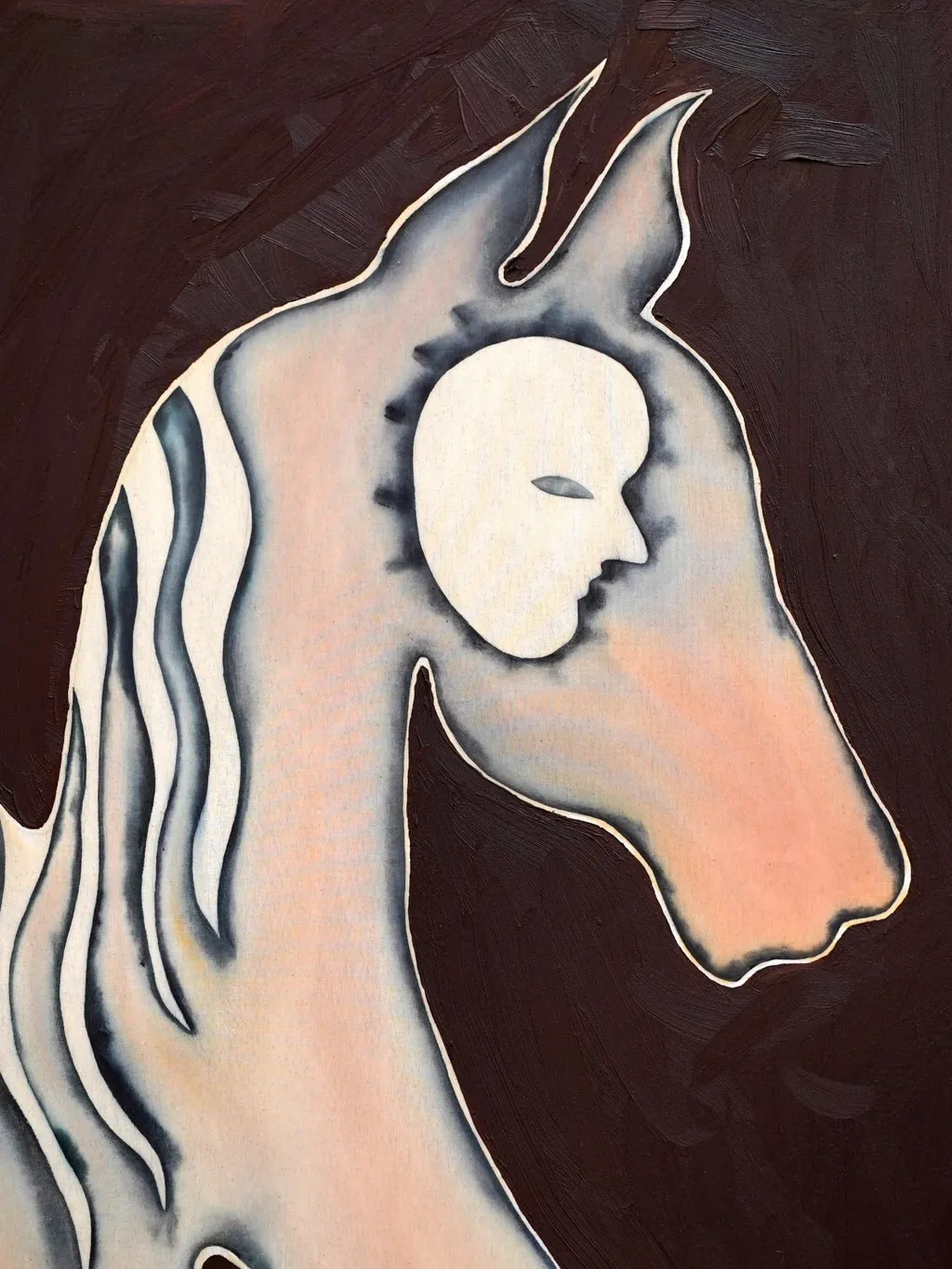 A Temporary Shift (Self Portrait as a Horse), Anousha Payne, 2022