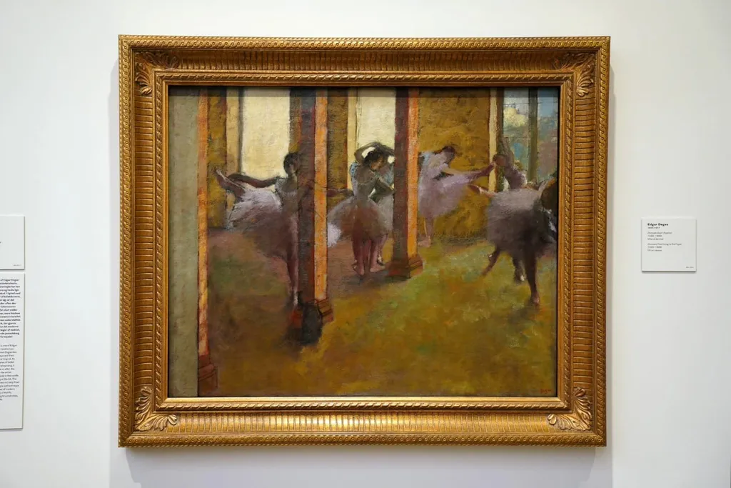 Dancers Practising in the Foyer, Edgar Degas, 1889