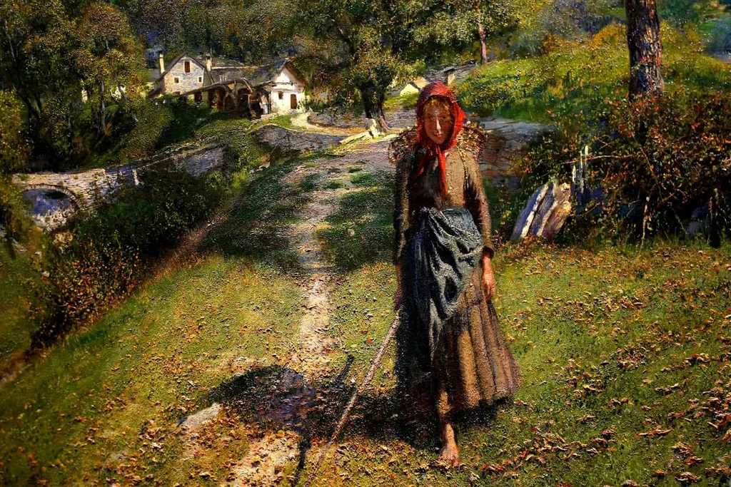 Mattino Autunnale, Andrea Tavernier, 1902