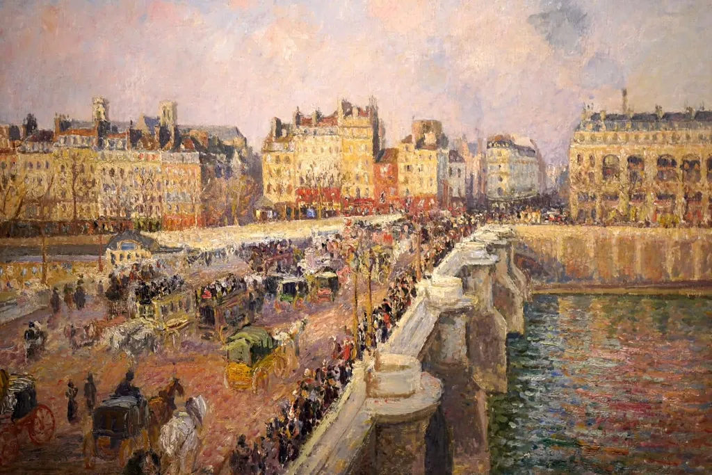 Afternoon Sunshine, Pont Neuf, Camille Pissarro, 1901
