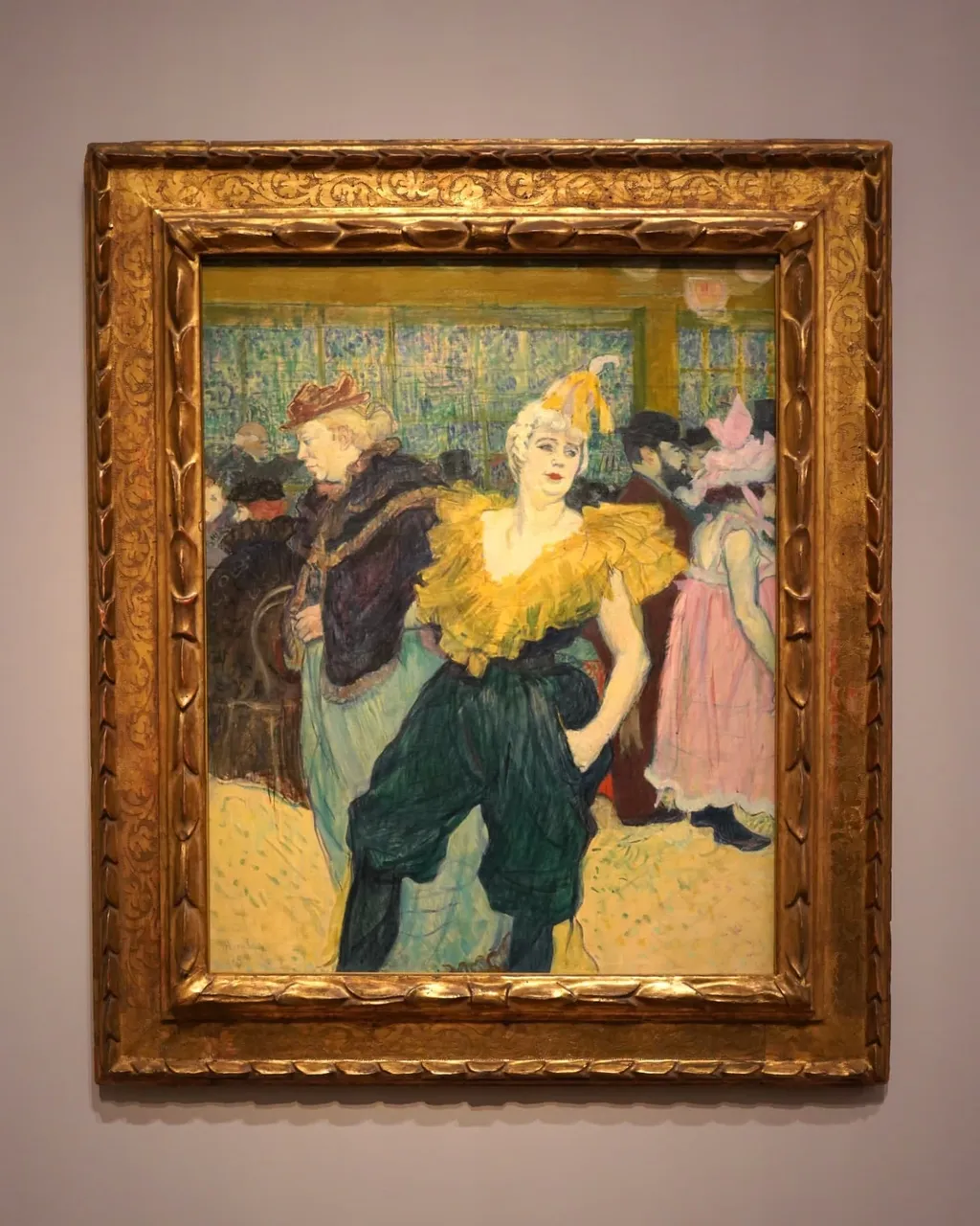 The Clownesse Cha-u-Kao at the Moulin Rouge, Henri de Toulouse-Lautrec, 1895