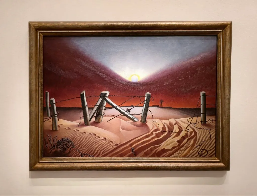 Dust Bowl, Alexandre Hogue, 1933