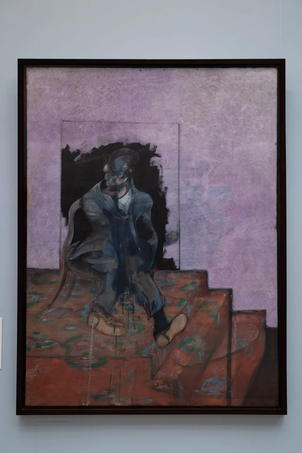 Seated Figure and Carpet, Francis Bacon, 1966