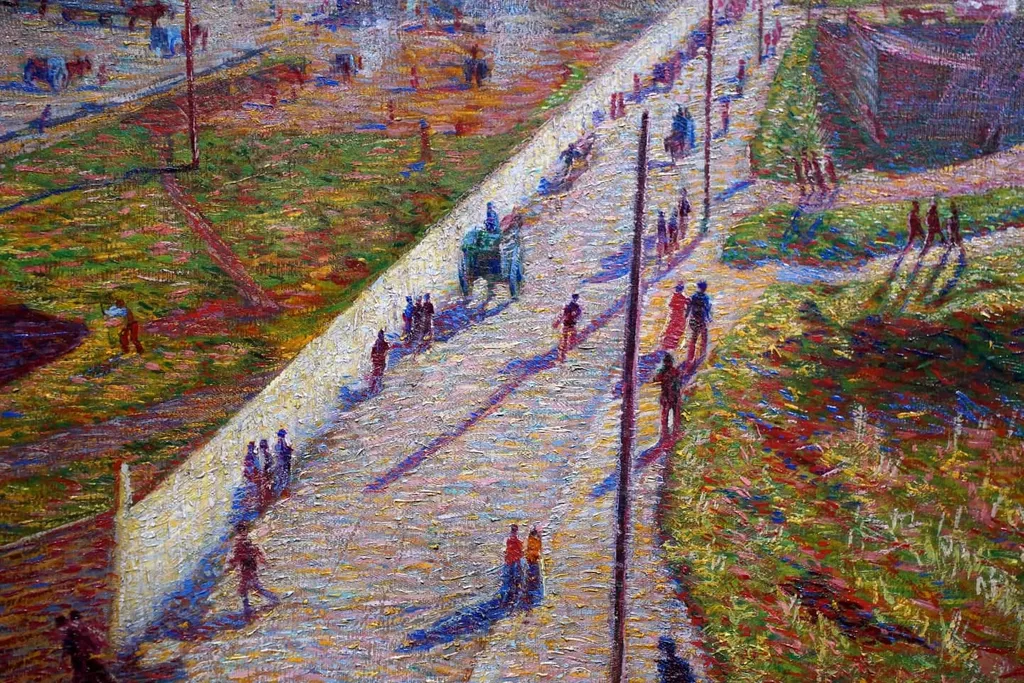 Meriggio. Officine a Porta Romana, Umberto Boccioni, 1910