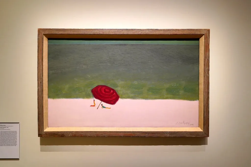 Red Umbrella, Milton Avery, 1945