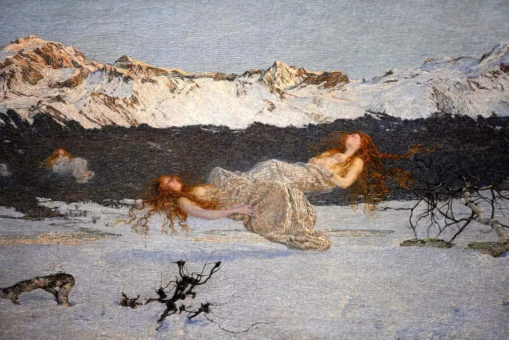 The Punishment of Lust, Giovanni Segantini, 1891