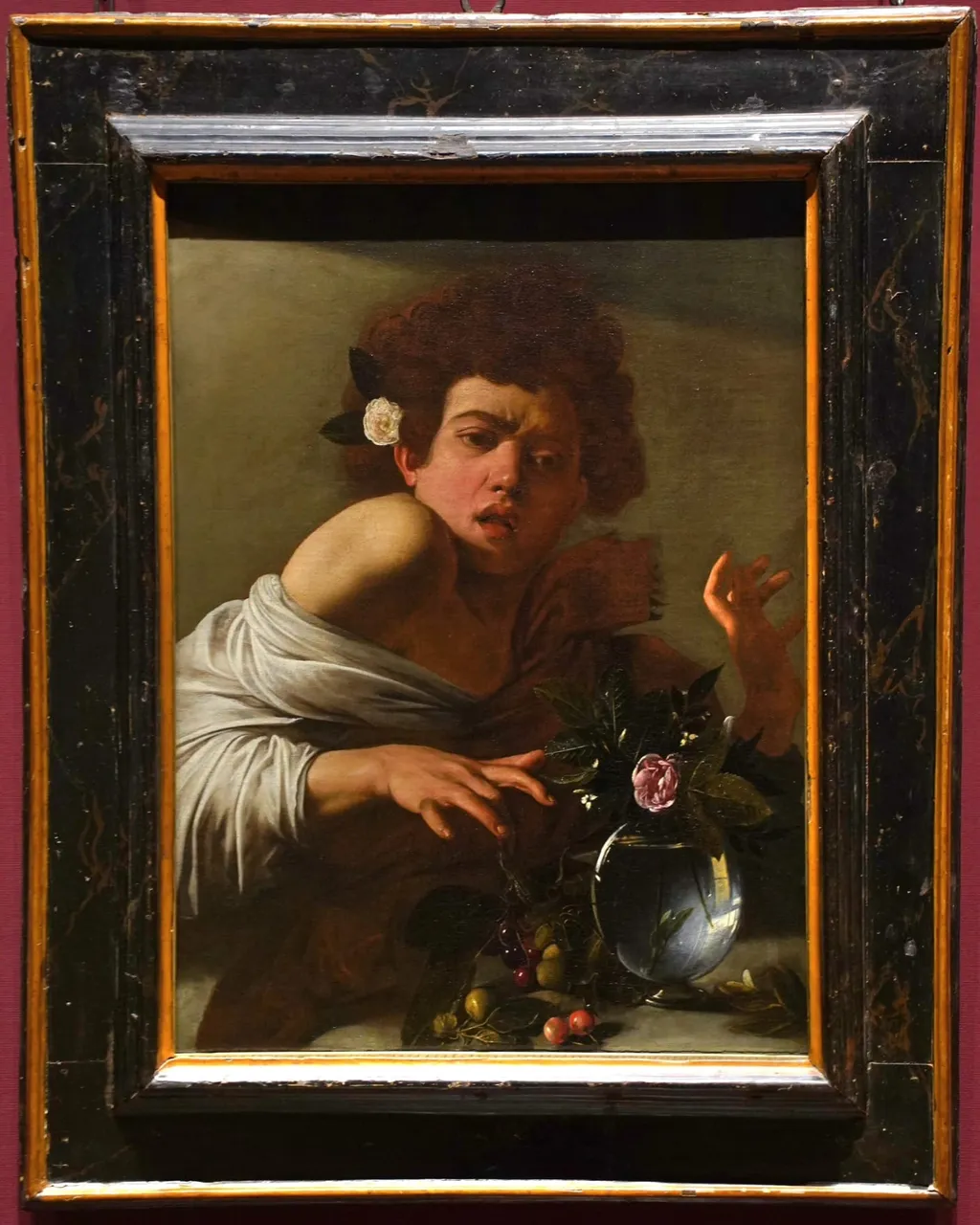 Boy Bitten by a Lizard, Caravaggio, 1594