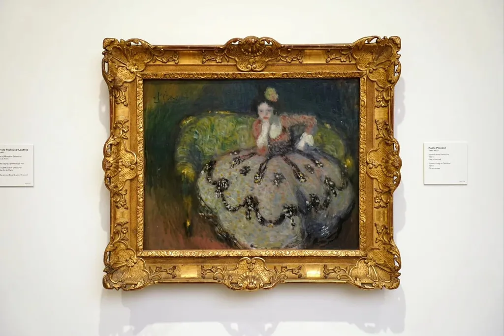 Spanish Lady in Crinoline, Pablo Picasso, 1901