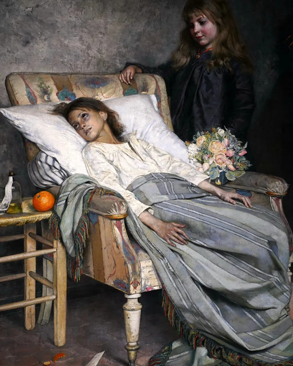 The Convalescent, Jenny Nyström, 1884