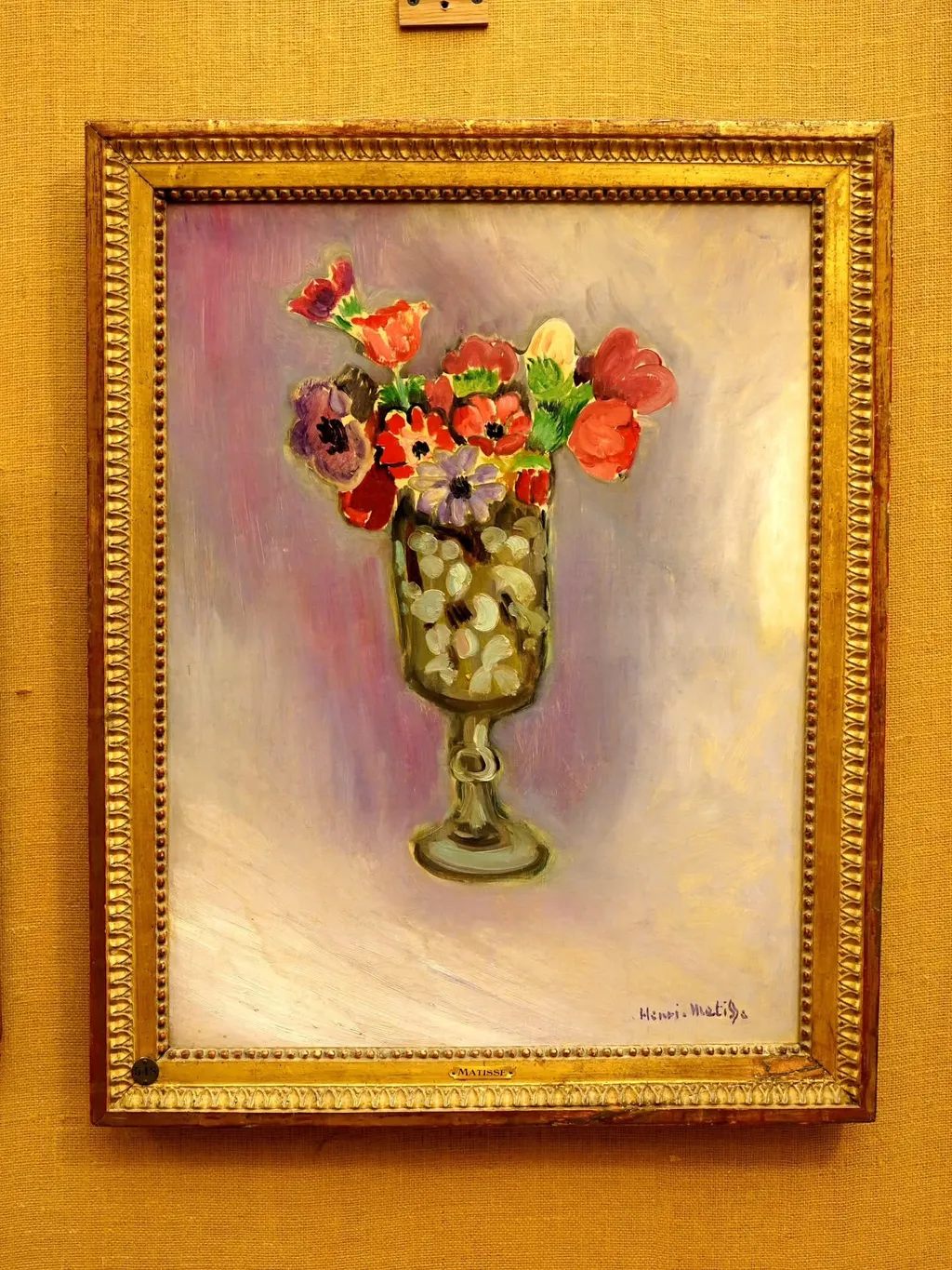 Bouquet of Anemones, Henri Matisse, 1918