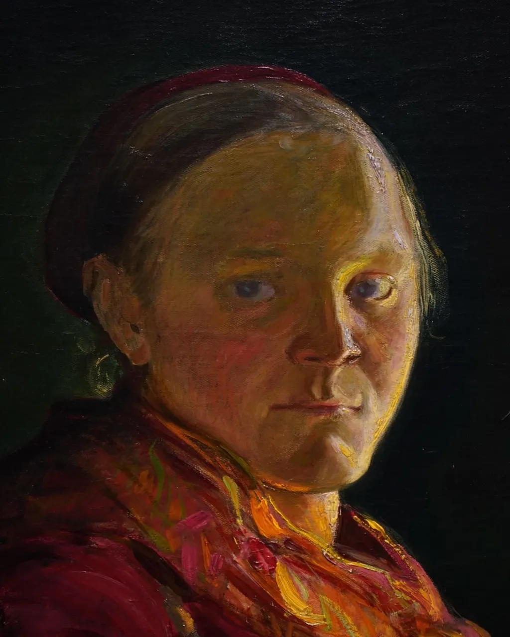 Portrait of Mari Clasen, Halfdan Egedius, 1899