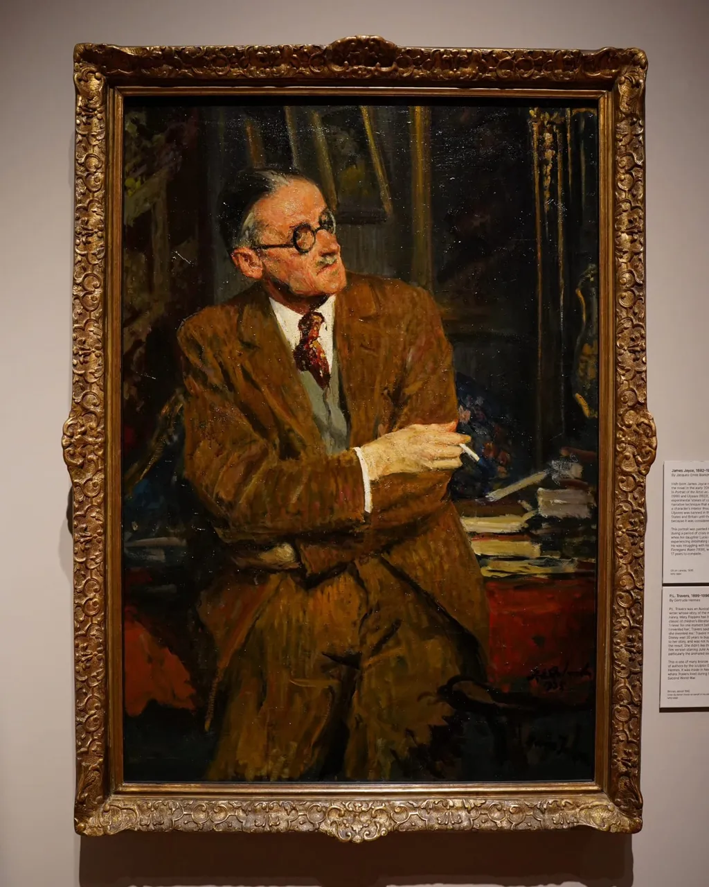 James Joyce, Jacques-Émile Blanche, 1935