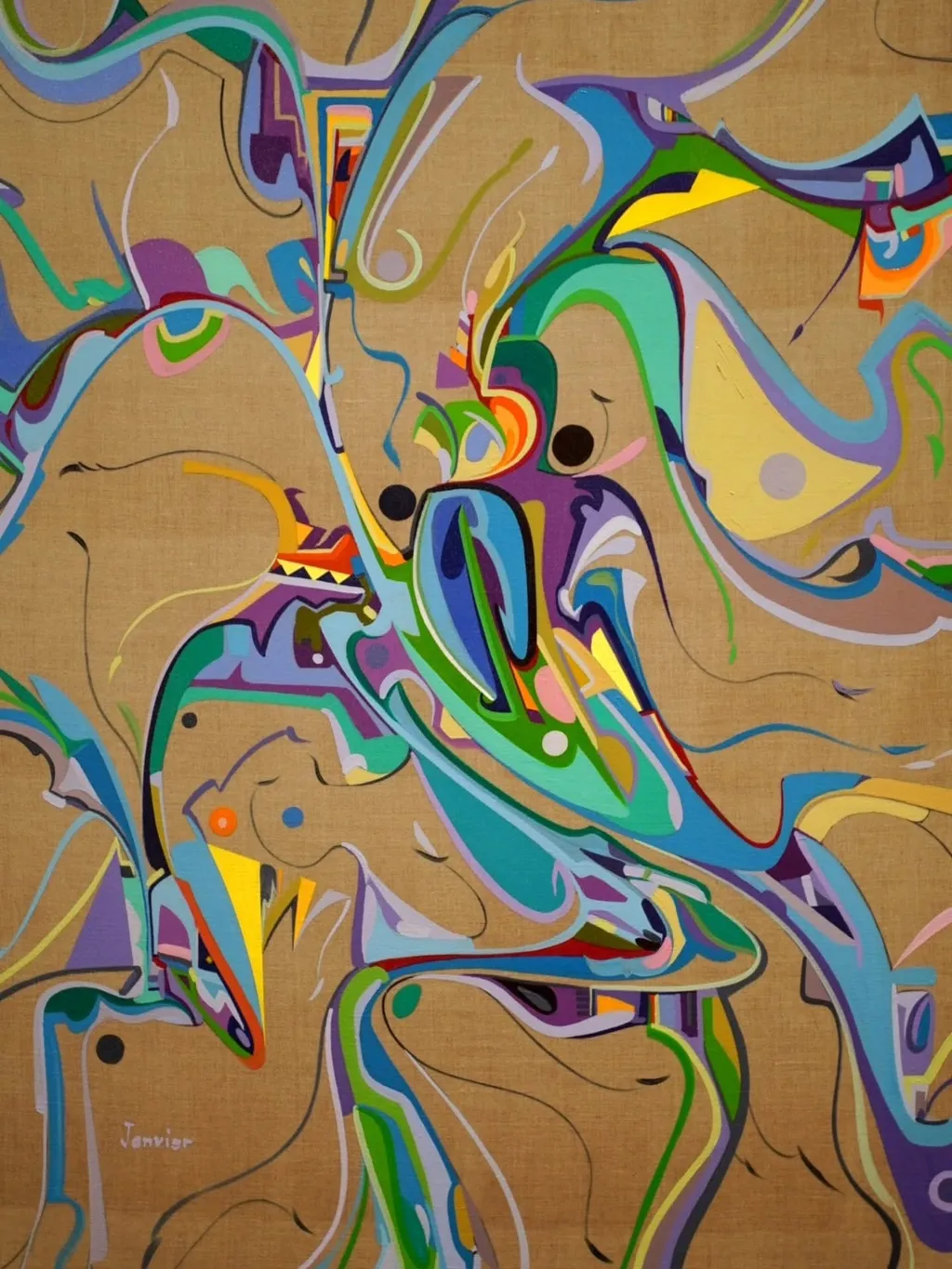 Dene (The People), Alex Janvier, 1991